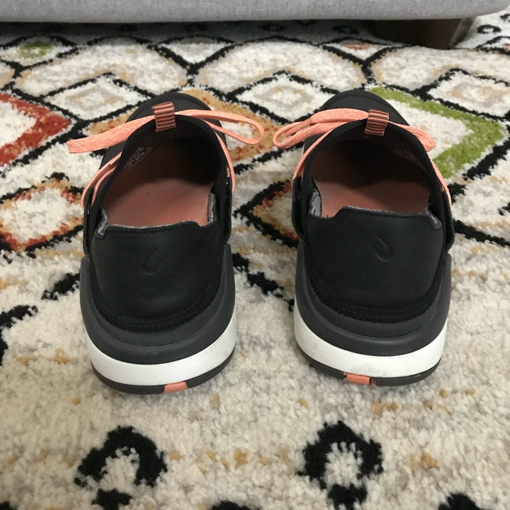 OluKai Black and Pink Athletic Shoes - Picture 2 of 9